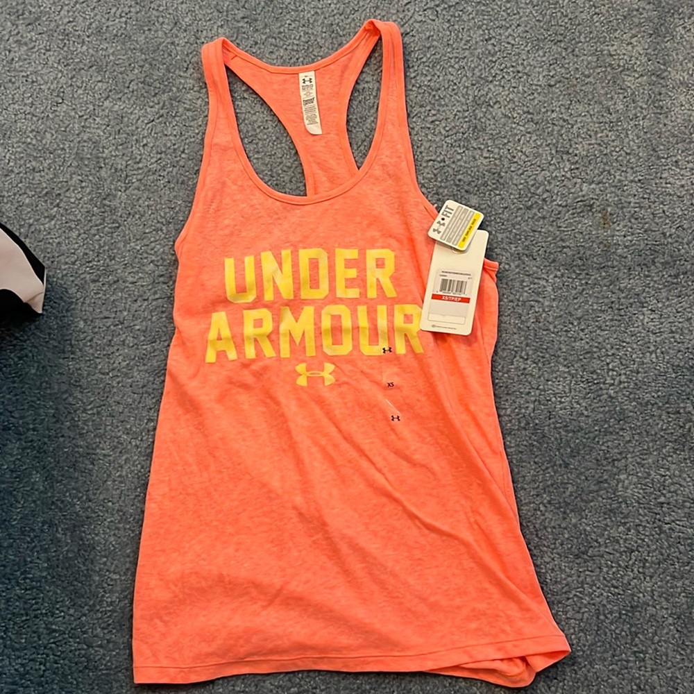 Under armor razor back tank top